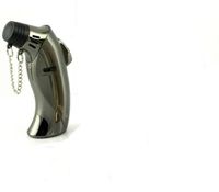 Premium® Single Jet Torch Lighter w/ Saftey Lock & Gift Box (Gun Metal)