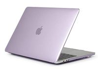 TechCode MacBook 12 Hard Case, Matte Hard Crystal Clear Case Thin Shell Ultra Slim Plastic Protective Case for New Macbook 12" With Retina Display Model A1534(Newest Version 2017/2016/2015) -Purple