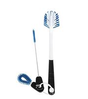 Obecome 3Pcs Water Bottle Cleaning Brush set. Perfect for Sport Water Bottles, Coffee Travel ,baby bottles