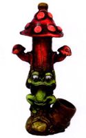 The 3 Shroom Frog Smoking Collectible Novelty Tobacco Pipe