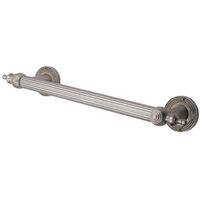 Kingston Brass DR710128 Designer Trimscape Templeton  Grab Bar 12-Inch with TL TIP, Satin Nickel