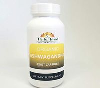 Ashwagandha Root Capsules - Organic - 120 Count 400mg Each - Indian Ginseng - Withania Somnifera with Free Shipping