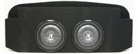 Compatible with Chevy Avalanche 02-09 Dual 12" Kicker CVT12 Subwoofer Behind Seat Sub Box Enclosure 1600 Watts Peak