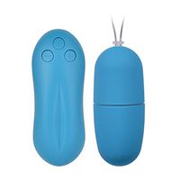 Yunestry Wireless Waterproof Multiple Frequency Silicone Kegel Ball Love Bullet Ball for Women and Couple-Blue