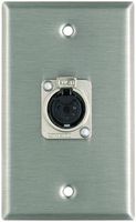 Pro Co WP1049 Single-Gang Wall Plate (with 1x 5-Pin XLR-F Connector for DMX)