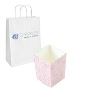 Sparkles Make It Special 50-pcs Popcorn Favor Candy Boxes Wedding Gift Candy Boxes Pink