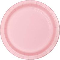 Club Pack of 192 Classic Pink Disposable Paper Party Dinner Plates 9"