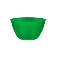 Party Essentials N244813 Plastic Small Serving Bowl, 24-Ounce Capacity, Green (Case of 48)