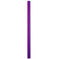 Hot Sale! Hongxin Metal Straw Stainless Steel Straw Reusable Drinking Straw Diameter 12mm Titanium Polychromatic Mixing Tube Party Bar Accessories Creative Gift (Purple)
