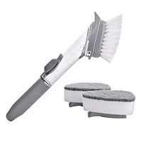 Nurrat Durable Portable Multifunctional Descaling Kitchen Handheld Pot Cleaning Brush Brushes