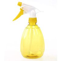 Plastic Spray Bottles Cleaning Sprayer Adult & Kid for Essential Oil Water, Kitchen, Bath (Yellow)
