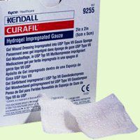 Kendall Curafil Hydrogel Impregnated Gauze, 2" x 2", 25/Bx