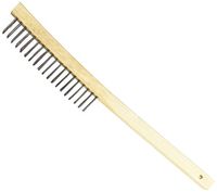 Abco Products 01711 Curved Long Handle Wire Brush - Quantity 12