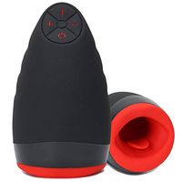 Mbbcdd Men's Couple Gift Super Silicone Sucking Toy Intelligent Heating Creep Rotating Vibrating Cup Silent Design Tshirt