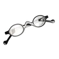 Huicai Cute Small Round Plastic Spring Heeled Magnifying Reading Glasses