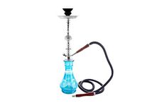 1 hose 20" Blue Hookah shisha nargila hookahs narguile nargile glass Vase pipes