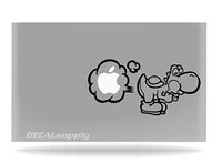 YourChoiceDecals Yoshi Fart for Macbook Air 11, 13, Macbook Pro 13,15,17 Decals, Stickers.