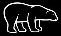 LLI Polar Bear | Decal Vinyl Sticker | Cars Trucks Vans Walls Laptop | White | 7.5 x 4.2 in | LLI1331