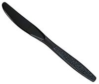 Daxwell Plastic Knives, Heavy Weight Polystyrene (PS), Black, 7 9/16", A10000985 (Case of 1,000)
