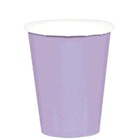Amscan Lavender Disposable Paper Cups, 9 Oz., 20 Ct.