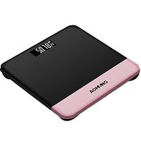 Daily necessities LTD Digital Weight Bathroom Scales, LCD Display Tempered Glass Precision Electronic Scale, Portable Electronic Scale Anti-Rollover Body, Suitable for Bathroom/Living Room/Bedroom