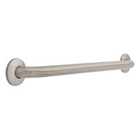 Franklin Brass 5724SN 1-1/4-Inch x 24-Inch Concealed Mount Safety Bath and Shower Grab Bar, Satin Nickel