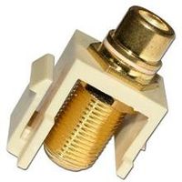 Skywalker Signature Series Keystone F Female to RCA Female Insert with White Band (Ivory Insert)