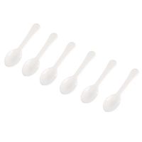 Gmark 3000pc 3" Taster Spoons Plastic Mini Spoons, Ice Cream Spoons Dessert Spoons White 1 Box Set GM1002E