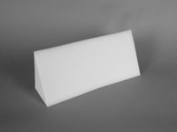 Backbacker, Firm - Basic Model; 20 inches Long; Wedge Bed Pillow; Over 1,000 Sold on 3 Continents. Designed to Improve Resting on The Side. We Ship Expedited at no Additional Cost.