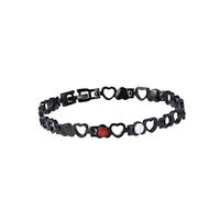 SUPVOX Magnetic Bracelet Titanium Steel Heart Healthy Magnetic Bracelet Anklets Jewelry for Men Women Arthritis Carpal Tunnel