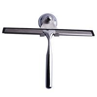 Scraper Cleaner Shower Window Squeegee Shower Squeegee Brush Window Squeegees with Suction Cup Hook for Bathroom Door and Car Mirror