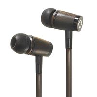 Aircom A6 Anti-Radiation Stereo Earphone - Revolutionary EMF Protection Wired Earbuds with Airflow Audio Technology - Wooden Headphones with Built-in Microphone - Wood