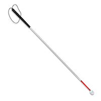 Ambutech Rigid Aluminum Cane - 38 Inches with Marshmallow Hook Tip