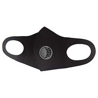 giveyoulucky Washable Dustproof Filter Mouth Sheild with Breather Valves Black