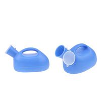 dailymall 2 Pcs Mens Urinal Bottle Car Camping Travel Pee Storage Container 2000ml