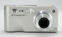 HP PhotoSmart M417 5.2 MP with 3x Optical Zoom Digital Camera Supported Memory: MMC, SD Silver