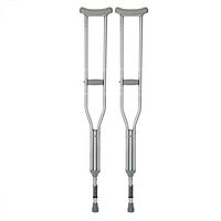 Wanson Underarm Crutches Adult Aluminum Crutches Gray Aluminium Crutches Underarm Crutches Height Adjustable Men And Women Crutches,M