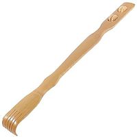 Indian crafts idea Wooden Back Scratcher With Wheel Massager,Back Scratcher with Massage Rolls,Great Christmas gift,Bamboo Massager Back Scratcher with Body Stick Roller for Neck/Back/Shoulder Massage
