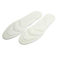 uxcell® 1 Pair Beige Sponge High Heel Arch Support Insert Insoles Shoes Pad Cushion for Woman