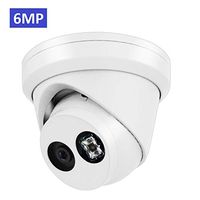 UltraHD 6MP Outdoor PoE IP Camera OEM DS-2CD2363G0-I 2.8mm Fixed Lens, Turret Security Camera, up to 98ft EXIR Night Vision, Smart H.265+, SD Card Slot, WDR DNR, IP67, ONVIF