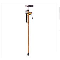 ZSMPY Old Man Folding Cane Thick Aluminum Alloy Light Cane Telescopic Height Adjustment Anti-Skid Assist Walking Exercise Rehabilitation
