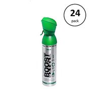 Boost Oxygen Natural Portable 5 Lt. Pure Canned Oxygen Canister, Flavorless (24)