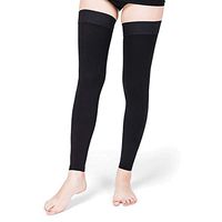 Aaister Medical Footless Thigh High Compression Sleeves, Graduated Support 20-30 mmHg Firm Stockings for Women & Men， Treatment Swelling, Relief Varicose Leg Veins, Pregnancy, Flight