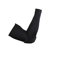 Tinksky Arm Sleeve Protector for Basketball, Wrap Elbow for Golf Cycling - Size L (Black)