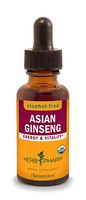 Herb Pharm  Asian (Panax) Ginseng Liquid Glycerite for Energy and Stamina, Alcohol-Free Glycerite, 1 Ounce