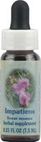 Flower Essence Services Healing Herb Supplement Dropper, Impatiens, 0.25 Fluid Ounce