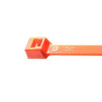 4" Nylon Cable Ties - Orange / 100 Pack : AL-04-18-3-C
