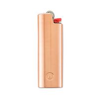 SilverStick Metal Lighter Cover (Sleeve, Case, Holder) for Full-Sized Bic (Rose Gold)