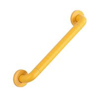 Beelee Bathroom Grab Bar,Yellow Shower & Bathtub Handle Rail Wall Grab Bar Balance Assist Grip Bars for Toilet and Skid Resistant Bathroom Bar for Tub-15 Inch