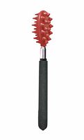 Cactus Back Scratcher On a Stick (Red) | 26" Sturdy Metal Retractable Back Scratcher | 2 Sides: Aggressive and Soft Spikes | Scratching Stick: Perfect for Men or Women, Great Office Gift …